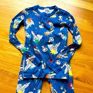 Hanna Andersson Snoopy Space Astronaut Organic Pajamas